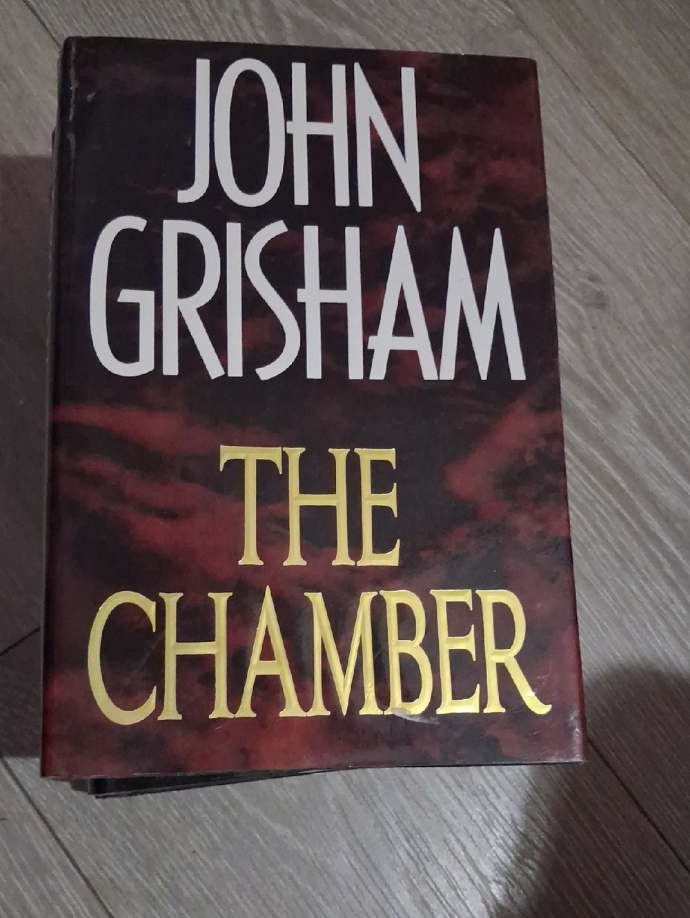 John Grisham "The Chamber" Hardcover - Red & Gold Cover